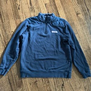 Vineyard Vines boys XL (18) navy 1/4 zip